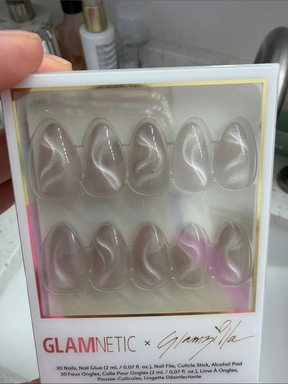 Glamnetic Press-On Nail Set - Neutral & Pastel Shades